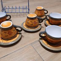 TAZZINE CAFFÈ/ TE  CON PIATTINO ED ESPOSITORE