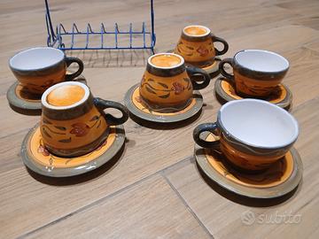 TAZZINE CAFFÈ/ TE  CON PIATTINO ED ESPOSITORE