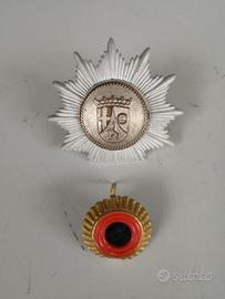 Distintivi badge metallo polizia tedesca originale