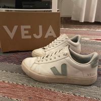 VEJA Campo Leather extra white matcha EU 38
