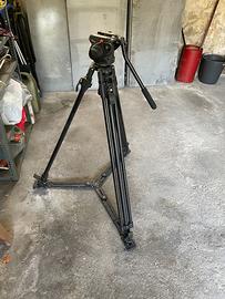 Kit Treppiede Video Manfrotto 351MVB + Testa Fluid