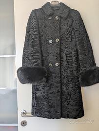 Pelliccia astrakan e volpe