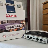 scheda audio esterna Lexicon Alpha