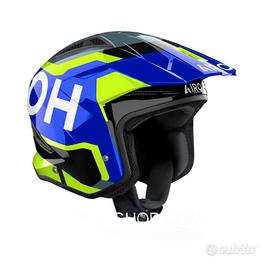 CASCO TRR II JUPITER BLUE/YELLOW GLOSS - AIROH -