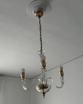 Lampadario vetro di murano