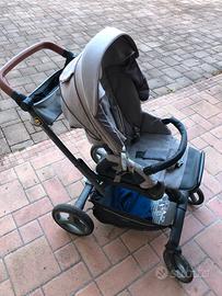 Carrozzina inglesina quad grigio +ovetto,