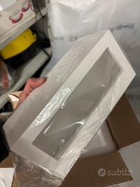 Lampada Rossini in gesso 24x11x9 cm