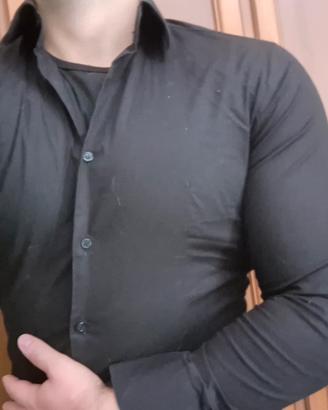 Camicia Muscle Fit /  Slim Fit elasticizzata