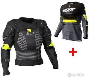 CORPETTO PETTORINA MOTO CROSS MAGLIA BAMBINO GIALL