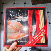 Sushi: ricette, 4 bacchette, stuoia in bambu etc