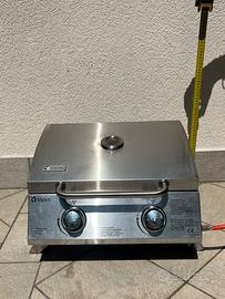 Barbecue a gas grill