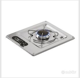 FORNELLO CAN 1 FUOCO IN ACCIAIO INOX 320X285