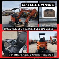 Miniescavatore Hitachi ZX26U-6 (Zaxis) - Solo 696 