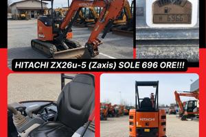 Miniescavatore Hitachi ZX26U-6 (Zaxis) - Solo 696 
