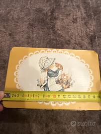 Scatola vintage latta miss petticoat