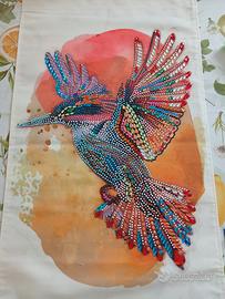 canvas con strass ,appena fatto 