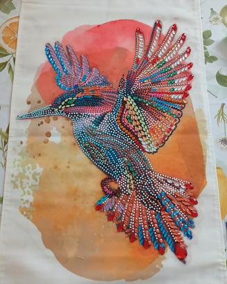 canvas con strass ,appena fatto 