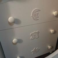 cassettiera bianca Italbaby