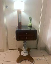 tavolino inizio 900 in legno massello con alette