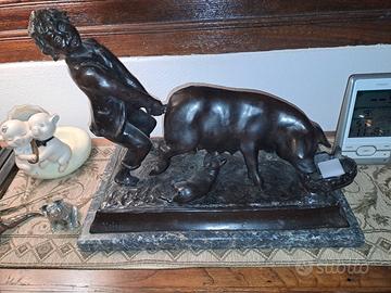 scultura in bronzo