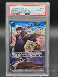 PSA 10 Monkey D. Dragon OP12-094 3rd Anniversary 