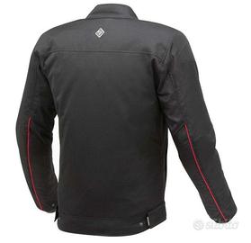 Giacca moto Tucano Urbano Rocket nero/rosso 48