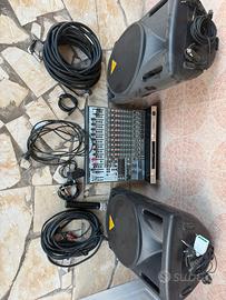 coppia behringer casse più  behringer xentry x1832