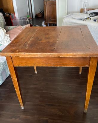 Tavolo da cucina fine 800 80x80 con cassetto