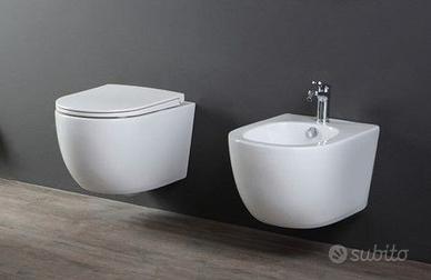 SANITARI SOSPESI CON SEDILE WC 53X36