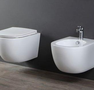 SANITARI SOSPESI CON SEDILE WC 53X36