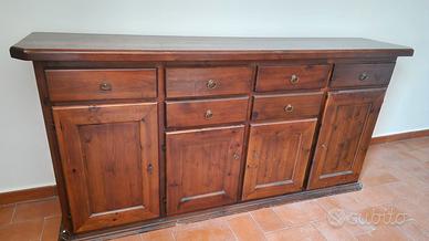 CREDENZA  - CASSETTIERA - MADIA IN CASTAGNO