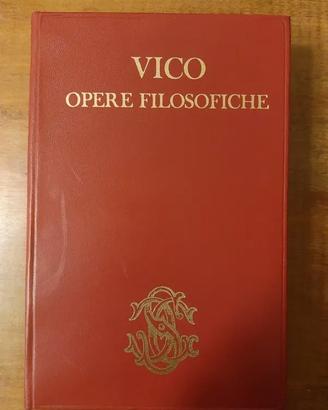 Opere filosofiche Vico Sansoni - Libro raro
