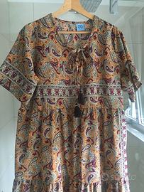 Sona abito lungo donna in seta tg Unica