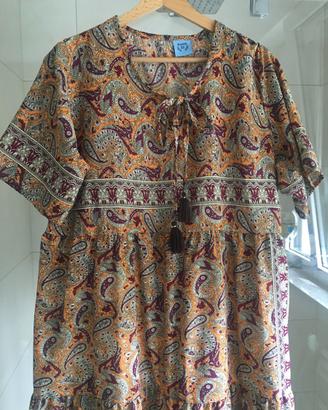 Sona abito lungo donna in seta tg Unica