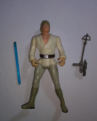 Action Figure Luke Skywalker Star Wars con 2 armi