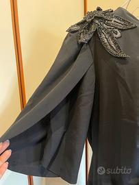 Abito sartoriale in seta vintage