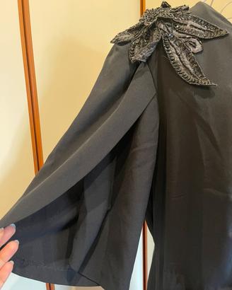 Abito sartoriale in seta vintage