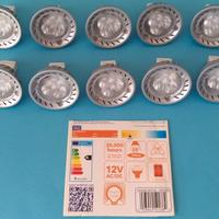 10 Lampadine LED MR16 GU5.3 4W Verbatim