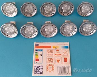 10 Lampadine LED MR16 GU5.3 4W Verbatim
