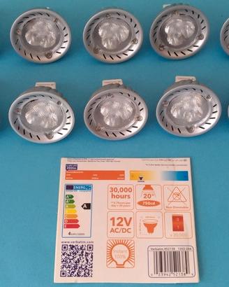 10 Lampadine LED MR16 GU5.3 4W Verbatim