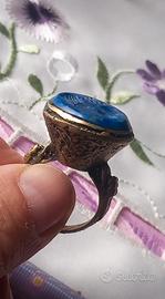 vecchio anello sigillo afhgano mm 17,8