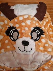 Tutina cerbiatto per Carnevale 