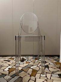 Sedia Victoria Ghost Kartell by Philippe Starck