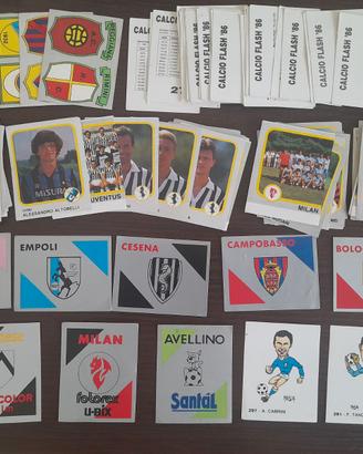 Lotto 100 Figurine 1986 diverse Calciatori Flash