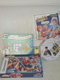 Lotto 4 giochi da tavola bambini