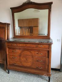 Camera da letto completa in legno