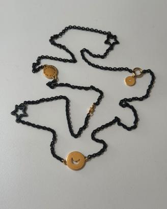 Collana Marc by Marc Jacobs nera e oro