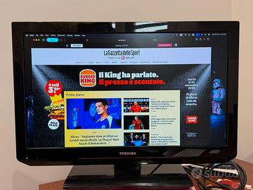 Tv/Monitor Toshiba 22” 22EL833G full HD DVB-T