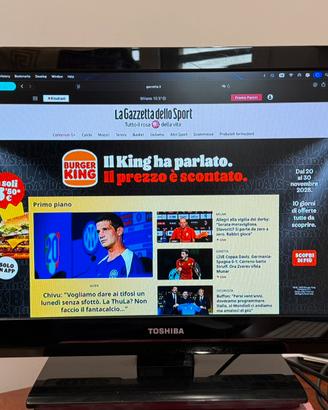 Tv/Monitor Toshiba 22” 22EL833G full HD DVB-T