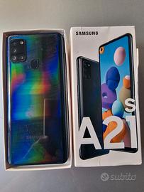 samsung a 21 completa scatola e accessori paypal 